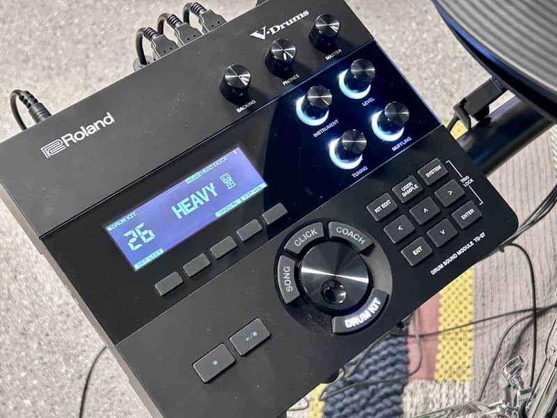 Roland TD-27KV2 V-Drum Kit with Mesh Pads (Used < 15 hours, purchased 2025) image 1