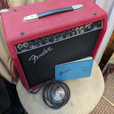 Fender Champ 12 1987 - Red Snakeskin image 3