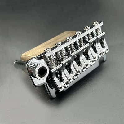 Brass Block Stratocaster Strat Style Guitar 2 Point Bridge Tremolo System 10.5MM image 1