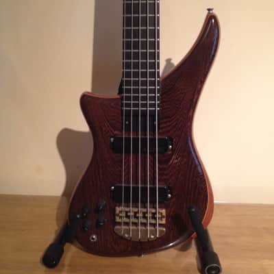 Alembic Epic 5 string Left Hand Bass Natural Wood Finish image 1