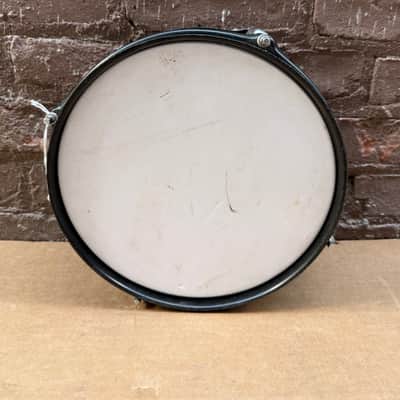 DeRosa 10" Snare Drum Green Finish Black Hoops Used image 3