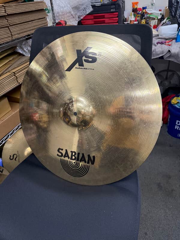 Sabian 21" XS20 Medium Ride Cymbal 2008 - 2015 - Brilliant image 1