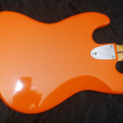 Fender  Jazz Bass 1980 Capri Orange w/ Maple Fretboard image 4