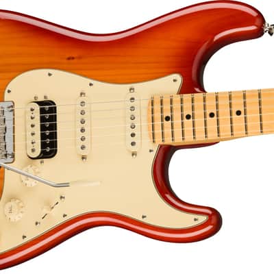 Fender American Professional II Stratocaster HSS Maple Fingerboard, Sienna Sunburst image 5