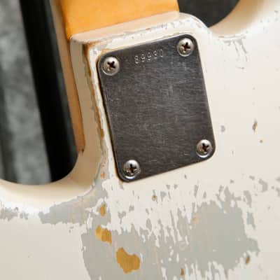 Fender 1963 Precision Bass Olympic White Vintage Pre-Owned image 18