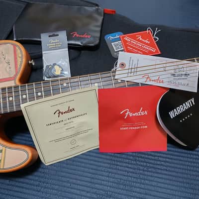 2025 Fender American Acoustasonic Telecaster Kuniyoshi Collection Geisha - FENDER EXPERIENCE 2025 Tokyo Flagship Exclusive Limited Edition image 2