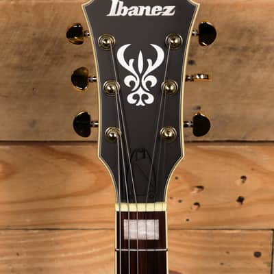 Ibanez AS73G Semi-Hollowbody Guitar Moonstone Silver Flat image 6