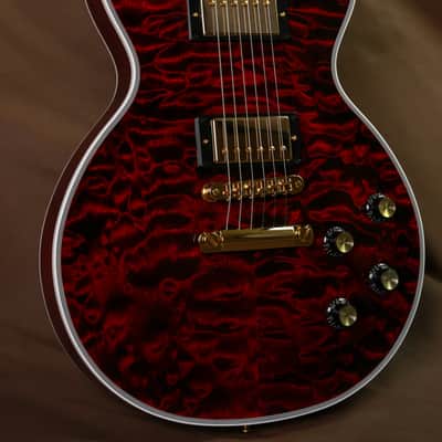 Gibson Les Paul China Dragon Masterpiece Custom Electric Guitar Quilted Maple Fire Tiger image 4