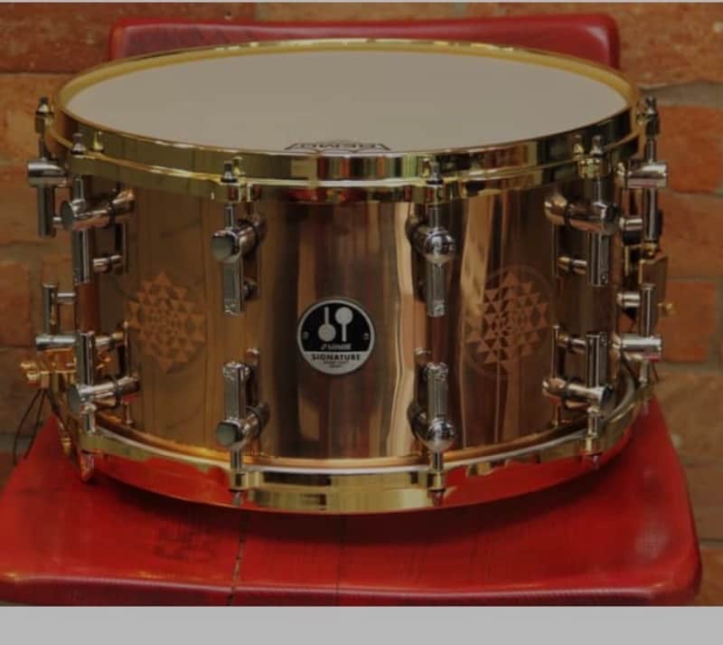 Sonor SSD 1408 DC Danny Carey(with original hard case)Signature 14x8" Bronze Snare Drum 2009 - 2011 - Bronze image 1