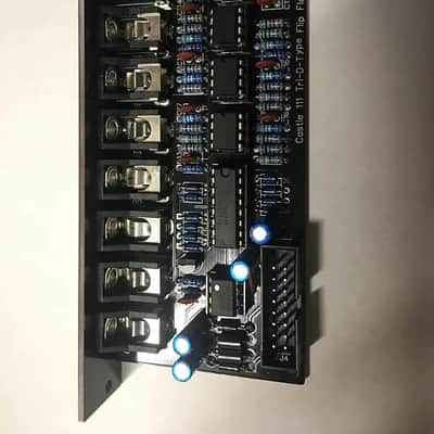 LZX Industries Castle 111 D Flip Flops Eurorack Synthesizer Module 2008 - Present - Black image 2