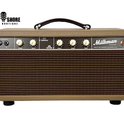 Milkman Sound Reverb & Harmonic Tremolo Unit 2021 - Brown. Display model. (Authorized Milkman Dealer) image 1