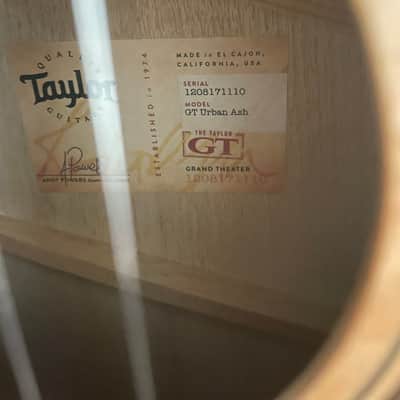 Taylor GT Grand Theater Urban Ash 2021- Natural Bild 13
