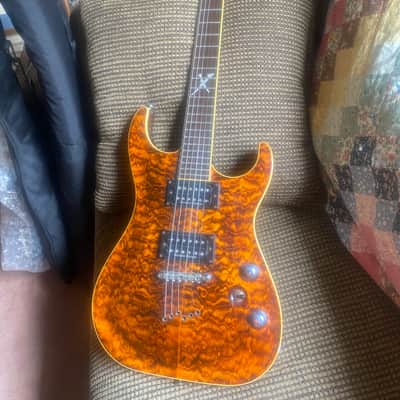 Washburn X Series- X50 PRO-Q 2000's Quilted Rootbeer image 3