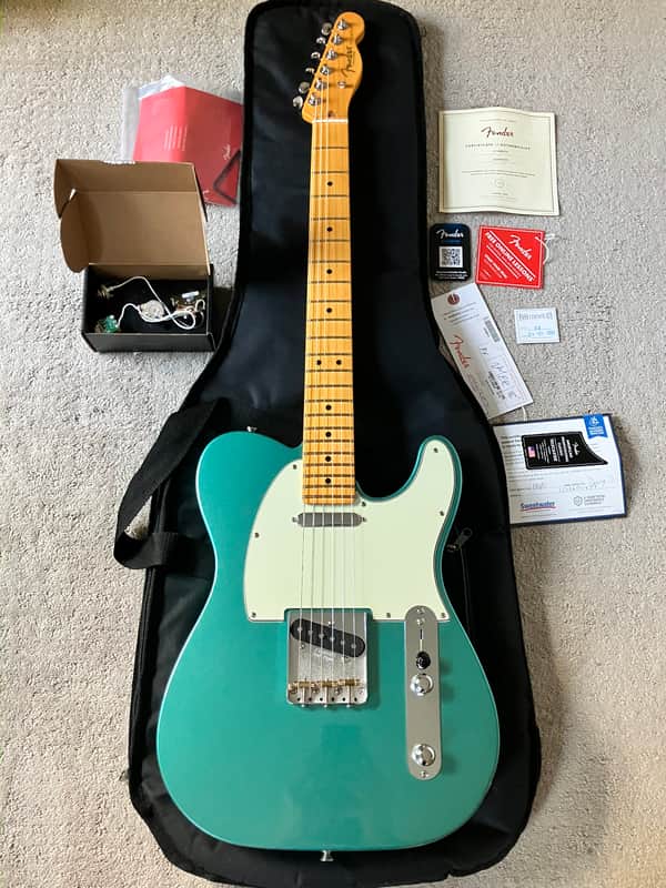 (Garland, TX) Fender American Professional Classic Telecaster 2025 - Present - Faded Sherwood Green Metallic