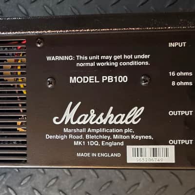 Marshall PB100 Powerbrake 100 Attenuator 2010s - Black Power Brake PB-100 16 & 8 ohm image 8