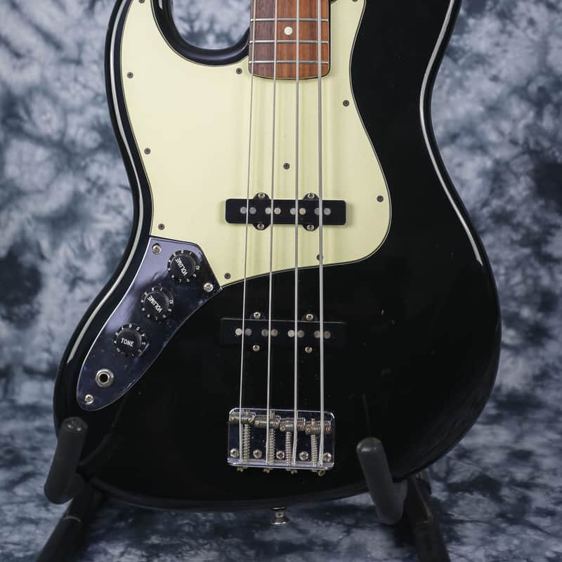 1989 ESP 400 Series Jazz Bass Black
