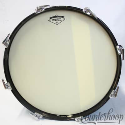 Premier 20x14" Aqua Sparkle Elite Bass Drum 3Ply African Mahogany Vintage 70s UK image 9
