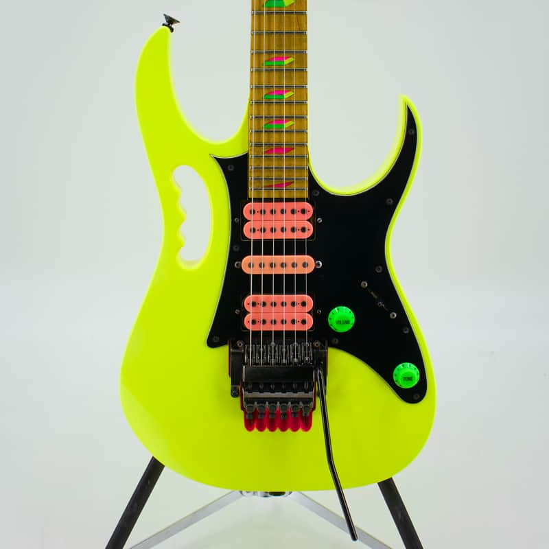 Used Ibanez JEM777 Desert Sun Yellow Electric Guitar – Very Good Condition image 1