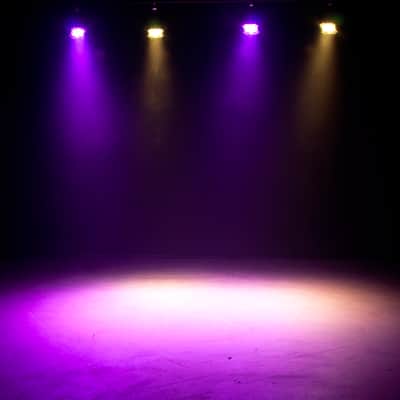 (4) American DJ MOD STQ Compact LED DMX Par Wash Lights w/Remote+Fogger+Cables image 13