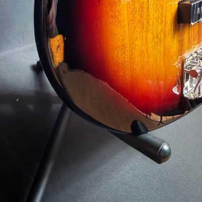 Squier Classic Vibe 70's Jazz Bass 4-String Bass Guitar 3-Tone Sunburst Finish image 7