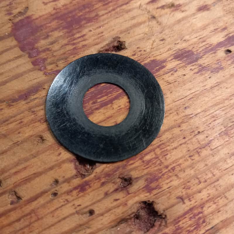 Gibson Les Paul 1954-1961 Thin "Poker Chip" Selector Switch Ring - Black image 1