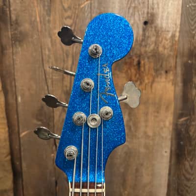Fender Custom Shop Masterbuilt John Suhr "Grand Finale" Jazz Bass V 1997 - Blue Flake image 8
