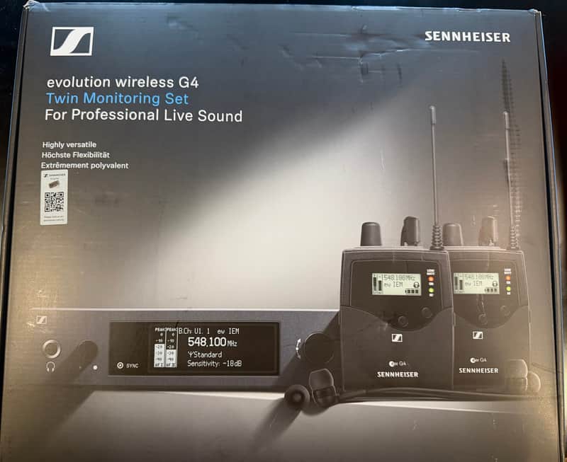 Sennheiser G4 Twin IEM A Band image 1