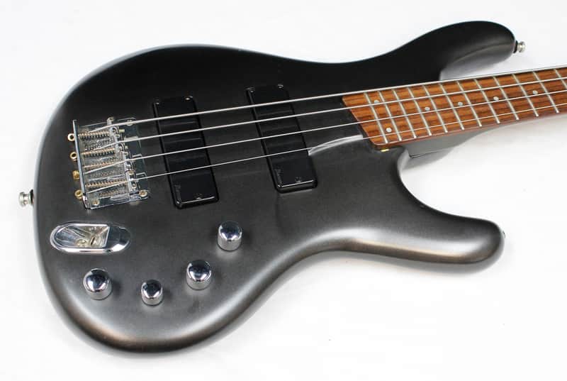Ibanez EDB500 Ergodyne 4-String Bass Guitar, Luthite Body Metallic