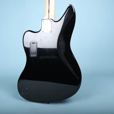Squier Vintage Modified Jaguar Electric Active Bass Guitar Special Black image 15