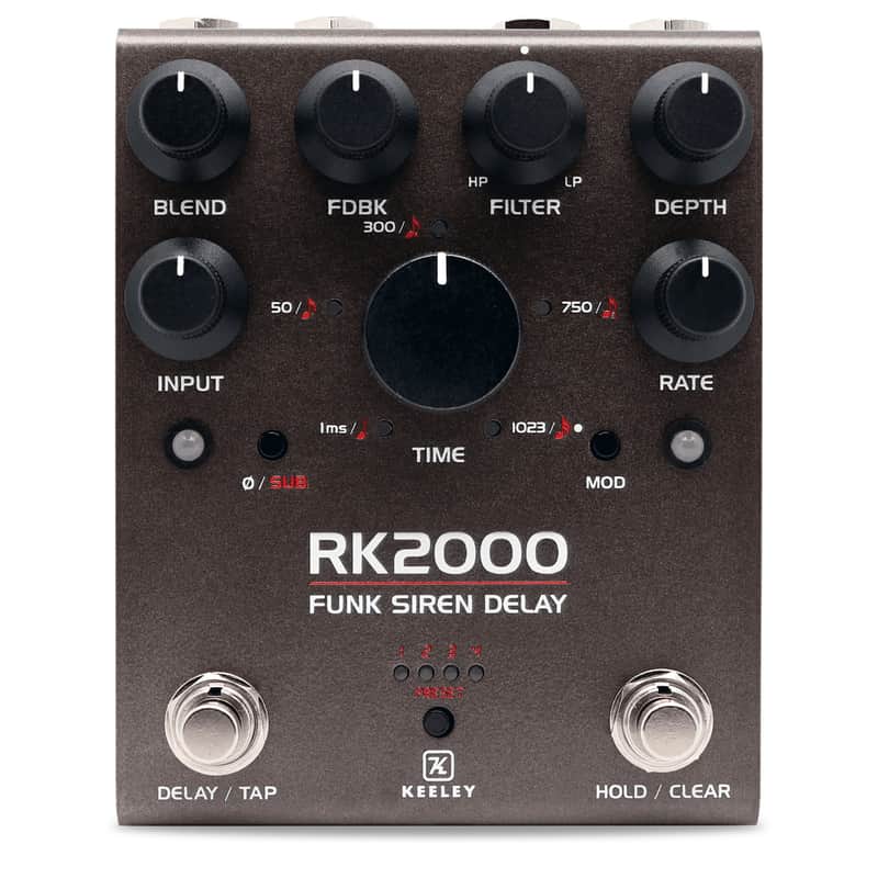 Keeley RK2000 Funk Siren Delay Guitar Effect Pedal image 1