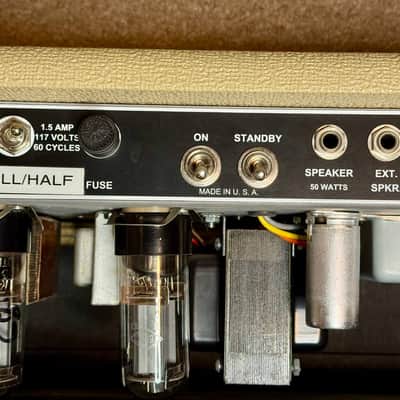 Marsh Blondie 6l6 Bassman Blonde Brownface 2x12 Jensen P12Q Alnico Vintage image 11