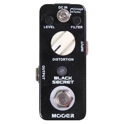 Mooer BLACK SECRET ProCo RAT Clone Distortion Pedal True Bypass image 2