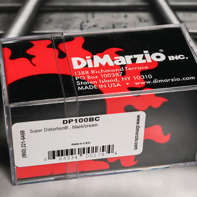DiMarzio DP100BC Super Distortion Humbucker - Black and Cream / Standard Spacing image 2