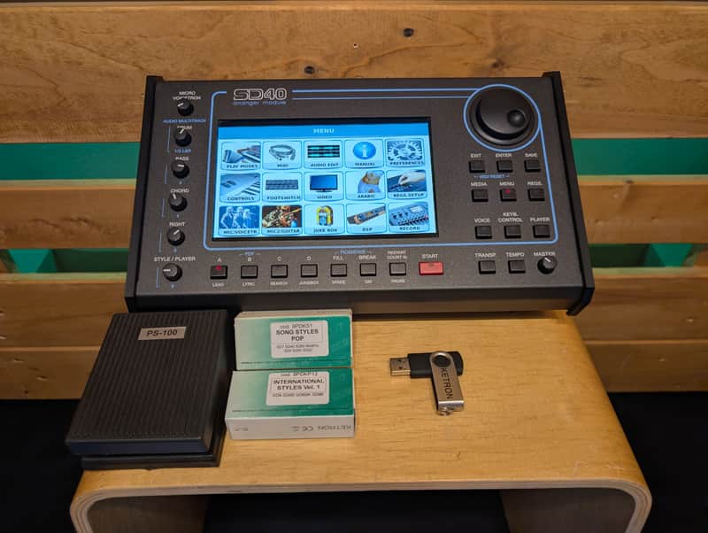 Ketron SD40 Arranger Module with Pedal, Styles, Power Supply & Quick Guide – Excellent Condition image 1
