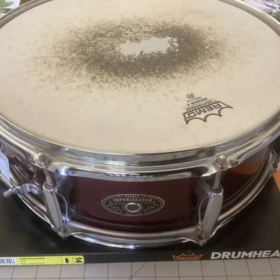 Tama 14 x 5.5” snare 2000s - Wine + new snare head image 1