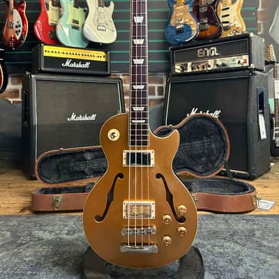 Gibson Memphis ES-Les Paul Gold Top 2015 Hollow Body Electric Bass image 1