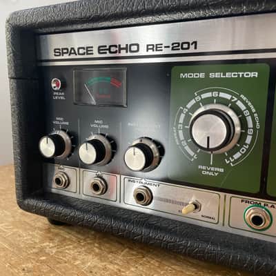 *SERVICED* - Excellent Condition, Roland RE-201 Space Echo Tape Delay / Reverb 1970s - Black - With FS-1 Footswitch and Extras image 3