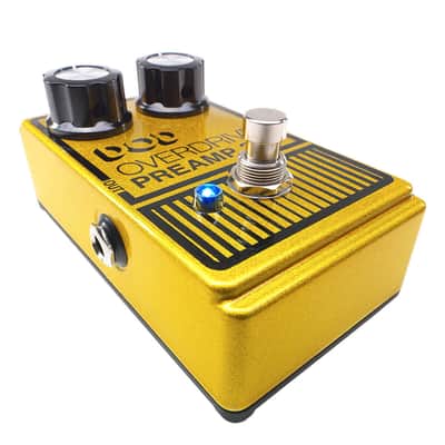 DOD Analog Overdrive Preamp 250 Guitar Effects Pedal with True-Bypass and LED image 4