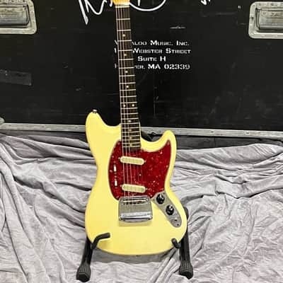 Fender Tom Hamilton's Aerosmith, Mustang Electric Guitar (#27) - Blonde image 1