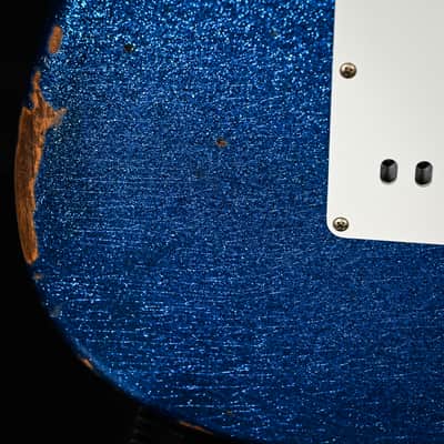 Fender Custom Shop '62 Stratocaster HSS Heavy Relic- Blue Sparkle 2026 (R146850) image 17