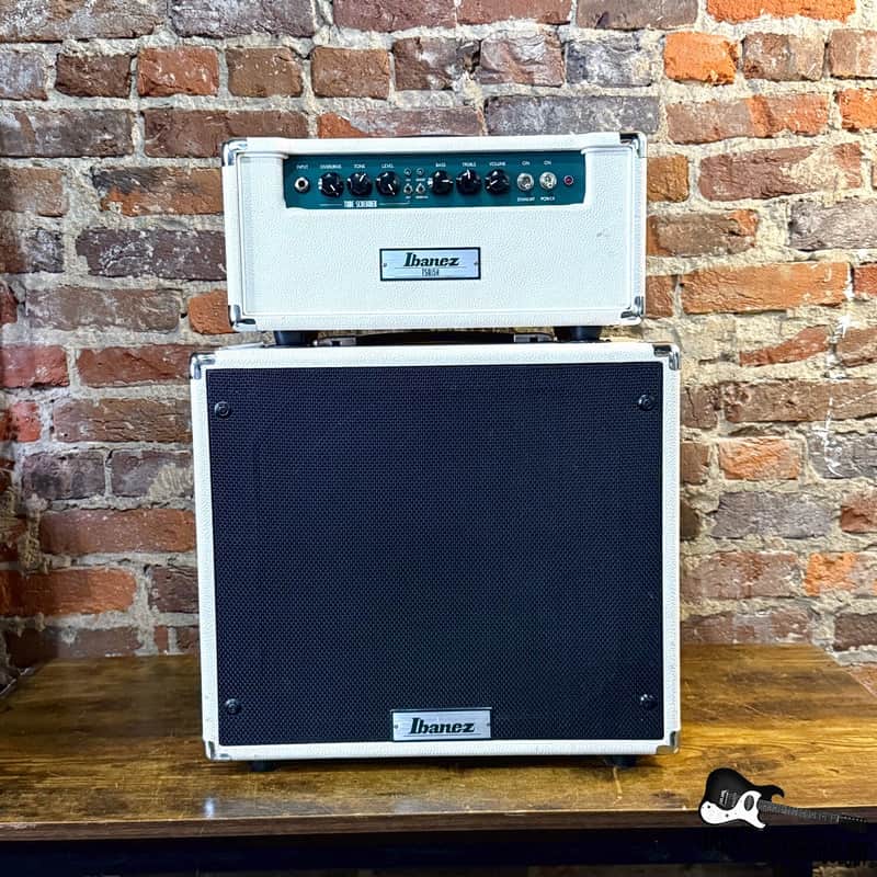Ibanez TSA15H Guitar Amp Head and Cab (2010s - White) image 1
