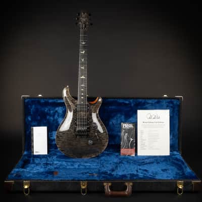 2017 PRS Custom 24 Floyd Rose Wood Library Limited Edition - Grey Black | Artist Grade Quilted Maple Top \m/ Pickups | CoA OHSC image 1