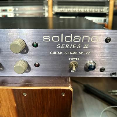 Soldano Series II SP-77 Guitar Preamp late 80s to very early 90s. - Soldano light purple (not dark) image 2