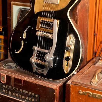 Postal Delta Zephyr 2013 Handmade Black Gibson Pickups Bigsby image 1
