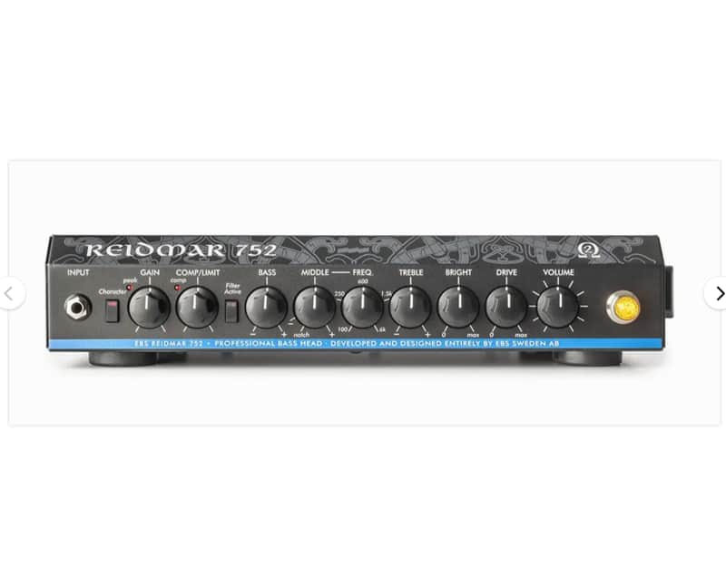 EBS Reidmar 752 Class D lightweight Bass Amplifier head New! image 1