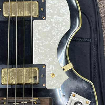 Jay Turser Beatle Bass 2000’s - Black image 6