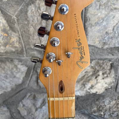 1997 Fender American Standard Stratocaster - Black Maple Neck - w/ Original Red Logo Case & Fender Card image 7