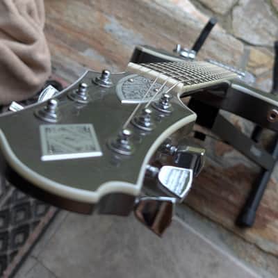 Zemaitis SCW22 Metallic Grey Electric Guitar w/Zemaitis Deluxe Semi-Hard Gig Bag image 8