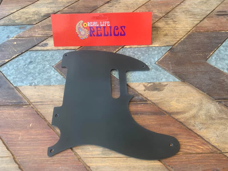 Real Life Relics Black Telecaster® Pickguard 1 Ply 5 Hole .060 ThiN  [PGQ1] image 1