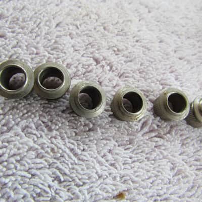 1967 Fender Mustang Tuners Complete Set Of 6 W/Bushings Vintage Fender Mustang Music Master Duo Sonic Tuners Genuine Vintage Parts image 5